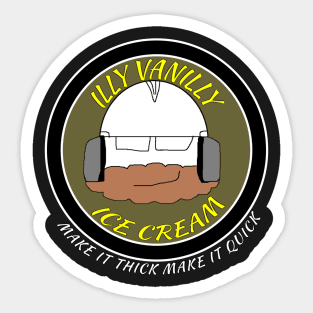 Illy Vanilly Ice Cream Sticker